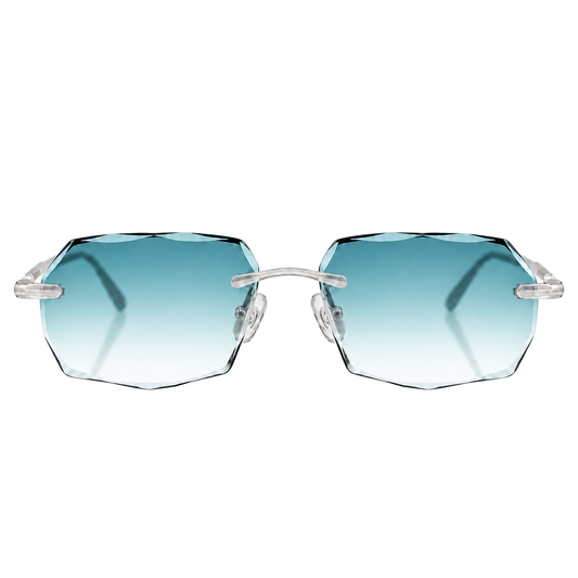 OCCI — tiffany, Full Diamond Cut lenses on transparent display frame
