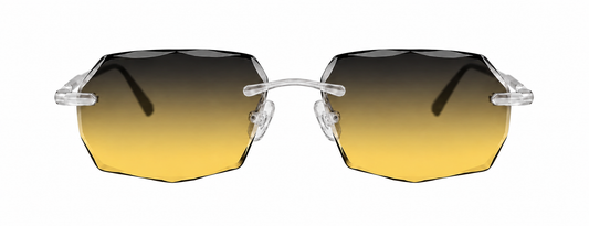 OCCI Poison — Full Diamond Cut lenses with transparent display frame